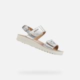 GEOX SANDAL COSTAREI MEISJES Sandalen - ZILVER - Maat 29