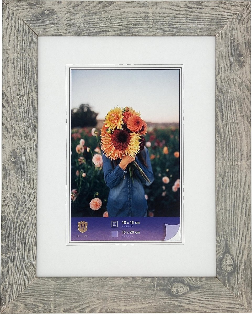 Henzo Frame Dahlia 15x20 grijs