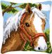Vervaco Kruissteekkussen kit - Paard - 40 x 40 cm