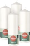 Bolsius - Gladde Stompkaarsen - 20cm - 4 stuks - Wit
