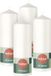 Bolsius - Gladde Stompkaarsen - 20cm - 4 stuks - Wit