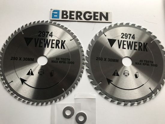 US.PRO tools by Bergen TCT cirkelzaagblad 20 mm 2-delig 40 + 60 tands