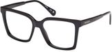 MAX&Co. MO5173 001 Zwart Glanzend Vierkant Kunststof/Carbon Dames Bril