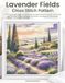 Lavender Fields Cross Stitch Pattern: A Full Coverage Provençal Landscape