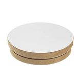 GLOREX 6 8076 320 - Pottenbakkers- en tafelrandschijf, 4 cm dik met kogellager, voor handmatig draaien voor mooi werk met klei en boetseerklei.