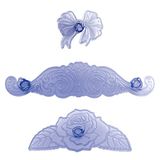 PME JEM 108SD012 Elegant Assortiment Uitstekers, 3-delig, Kunststof, Ivoor