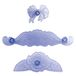 PME JEM 108SD012 Elegant Assortiment Uitstekers, 3-delig, Kunststof, Ivoor