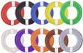 Donau Elektronik 150-MIX Draad 1 x 0.50 mm² Bont, 10-kleurig 1 set(s)