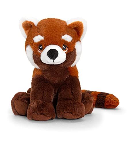 Keel Toys Keeleco Rode Panda Knuffel - 18cm - 100% Gerecycled