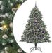 vidaXL Kunstkerstboom Groen 180 cm PVC en Plastic en Staal