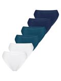 sloggi Dames tai slip 6 pack Basic+ blauw
