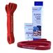 Bands Professionnel bande d'entraînement tapis roulant 1,4 m - rouge, résistance moyenne
