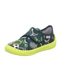 SUPERFIT Huisschoenen 'BILL' groen / appel / zwart / wit