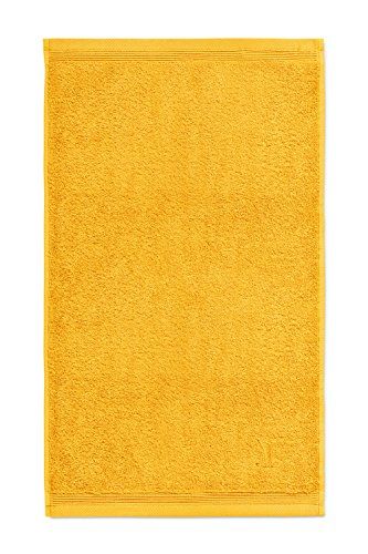 Möve Superwuschel gastendoekje - goud - 30 x 50 cm