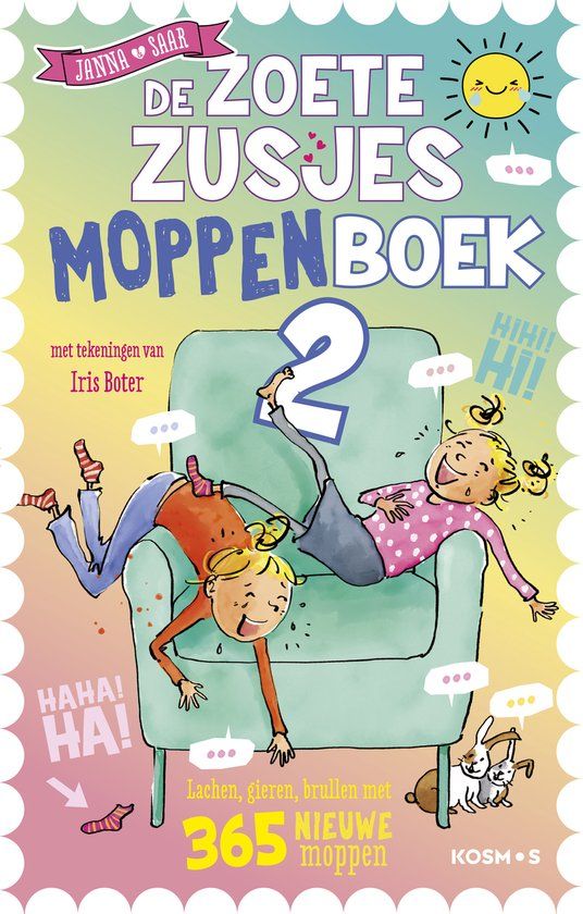De Zoete Zusjes - De Zoete Zusjes moppenboek 2 - Paperback - 144 pagina's - Met illustraties