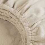 Cinderella Hoeslaken Flanel - Licht Zand - 70x200/210