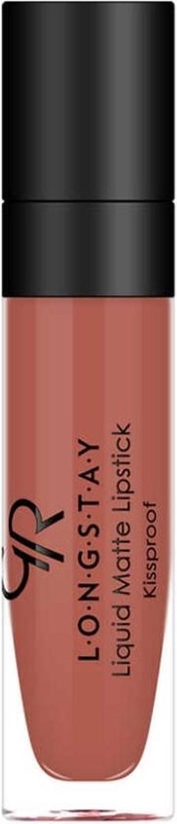 Golden Rose Longstay Liquid Matte Lipstick NO: 43 Safe Colors Collection Matte vloeibare lippenstift langhoudend geeft niet af