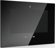 m-e modern-electronics VDV-907 S Unité intérieure pour interphone vidéo WiFi, radio noir