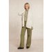 River Woods Cardigan en jersey à col en V et poches appliquées Blanc cassé