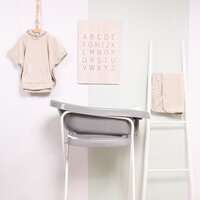 bébé-jou Badstandaard 98 cm Fabulous - Griffin Grey | Kunststof | Inklapbaar