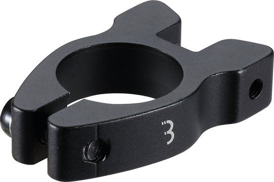 BBB Cycling Zadelpenklem CarrierClamp - Schroefbare Zadelpenklem Aluminium - 31.8mm - Zwart - BSP-99