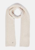 Comma - Vrouwen - Sjaal - Wol - Beige - Glitter