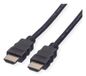 ROLINE Recycled Material ROLINE RM HDMI High Speed Kabel met Ethernet, Zwart, 2m