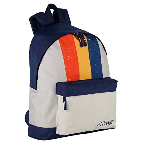 Toy Bags On The Road Amerikaanse schoolrugzak - Hoofdcompartiment en voorvak - Gevoerde binnenkant - Gewatteerde schouderriemen en rug - 14 × 31 × 42 cm - Speelgoedtassen