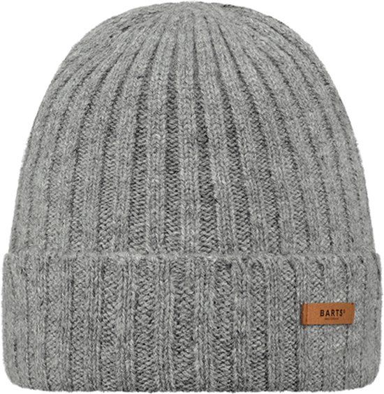 Barts Haakon Turnup Beanie Heren - Grijs - One size
