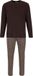 Pastunette - Urban Essence - Pyjama - Katoen - Bruin/Beige - Maat XL