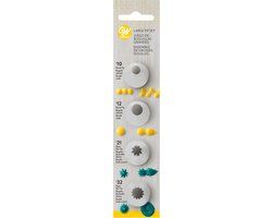Wilton Spuitmondjes Set - Garneerspuit voor Taartdecoratie - #010, #012, #021, #032
