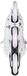 Powerslide Phuzion Argon Syncro 110 Patins à roulettes Blanc, Rose EU 42