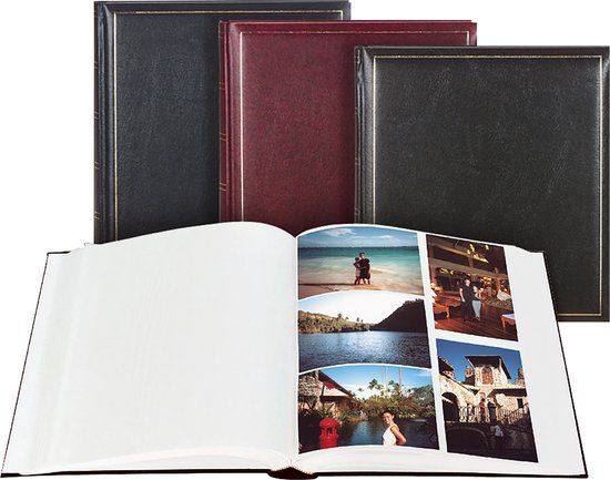 Brepols - Fotoalbum - Classic - Kunstleder - 33 x 30 cm - Zwart
