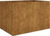 vidaXL Verhoogde Plantenbak 120x80x80 cm Cortenstaal