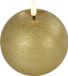 Countryfield LED kaars/bolkaars - Goud - B10 x H11 cm - Lyon - Warm Wit