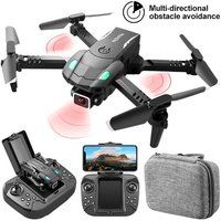S128 Minidrone met 4K obstakelvermijdingscamera aan 3 zijden, 10 min batterijduur per camera, 3 batterijen, Zwart