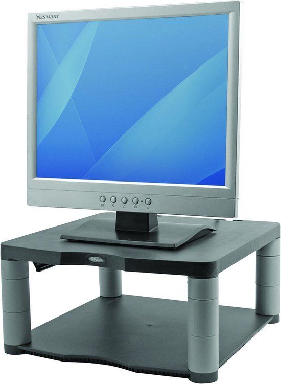 Fellowes Premium Monitorstandaard - Grafietgrijs - In hoogte verstelbaar - 50 Inch