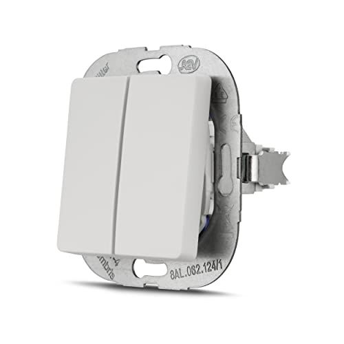 REV 0240360106 PrimaLuxe Wisselschakelaar 230VAC 50Hz 10A Inbouw Wit