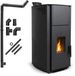 THUNDER Yoren Granulés poêle 22,2 kW - CV Watermantel - WiFi - 240 m²