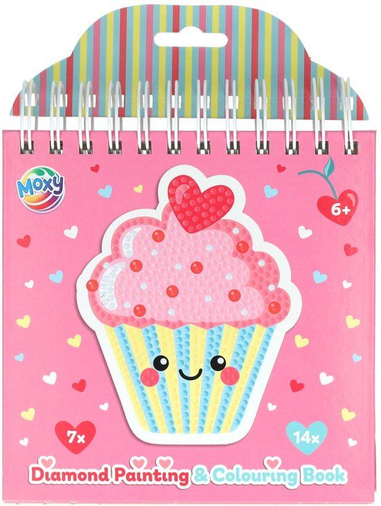 Top1Toys Creative Craft Group Diamond Painting Kleurboek voor Kinderen 16x16 cm