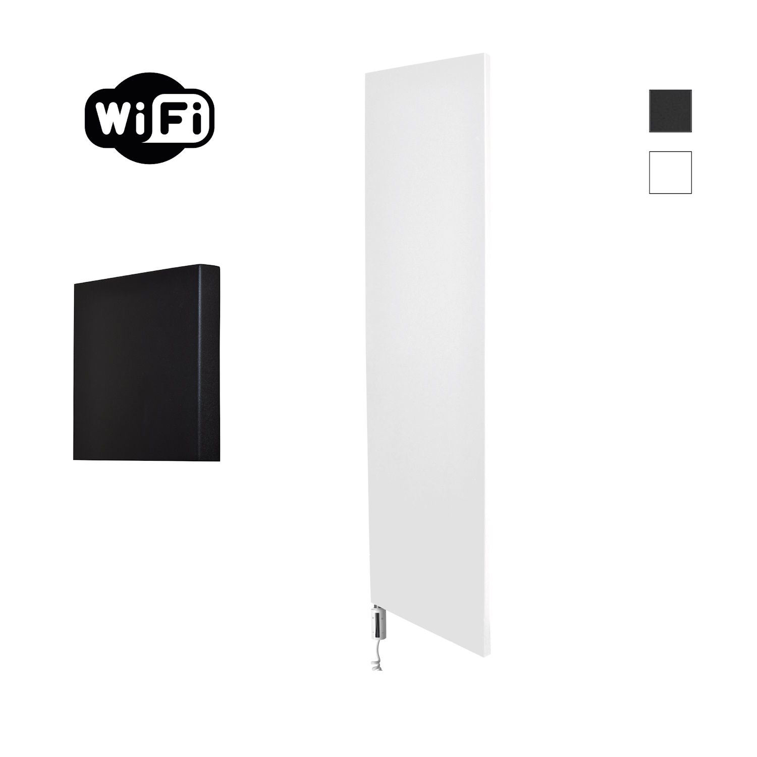 Sanicare Radiator Sanicare Denso Met WiFi 180 x 40 cm Mat Wit - Linksonder