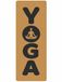 Tapis de yoga en liège 61x183 cm avec impression YOGA SIGN
