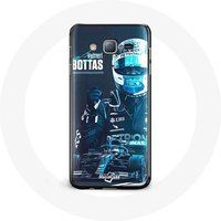Maniacase Hoesjes voor Samsung Galaxy A3 Formule 1 Valtteri Bottas blauw getinte