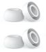 Selected by GSMpunt.nl GSMpunt B.V. 2 Pack Siliconen Medium (M) Dopjes Oordopjes Vervanging Tips Geschikt voor AirPods Pro (3e Generatie)