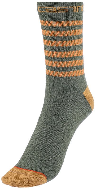 Castelli Go 15 Sokken Heren - Olijf