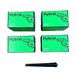 Kogu Set Hybrid Supreme Filters Half pulp Half actieve kool 6,4 mm incl. gratis J.hoes (4x 55 stuks)