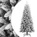 vidaXL Kunstkerstboom met sneeuw 150 cm PVC en PE