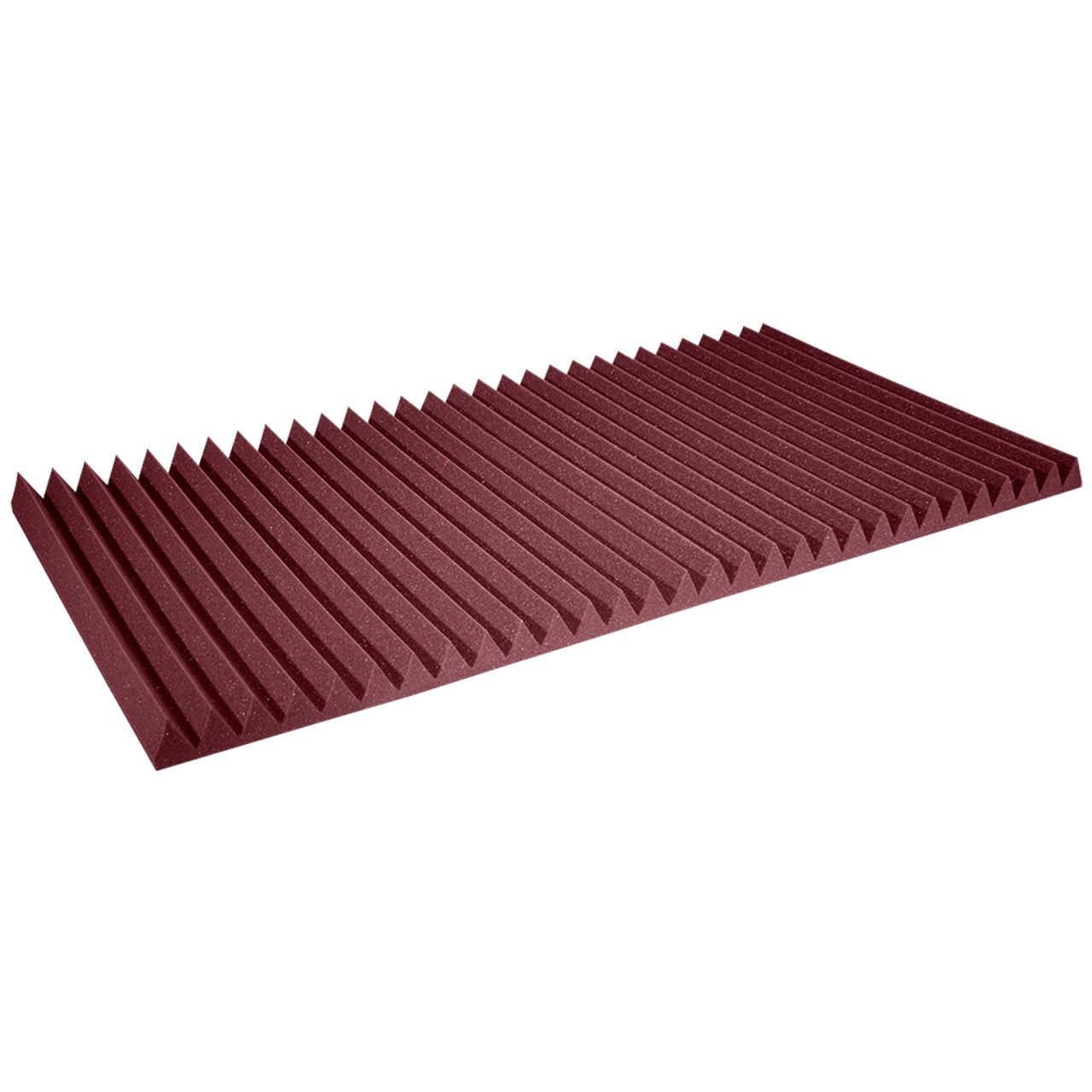 Auralex Studiofoam Wedges Burgundy 61x122x5cm absorber rood (12-delig)