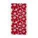 Marimekko Nappe Unikko Blanc cassé-canneberge-rose, 135x250 cm