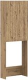 vidaXL Toiletkast DELFT Artisanaal eiken 66 x 25,5 x 190 cm